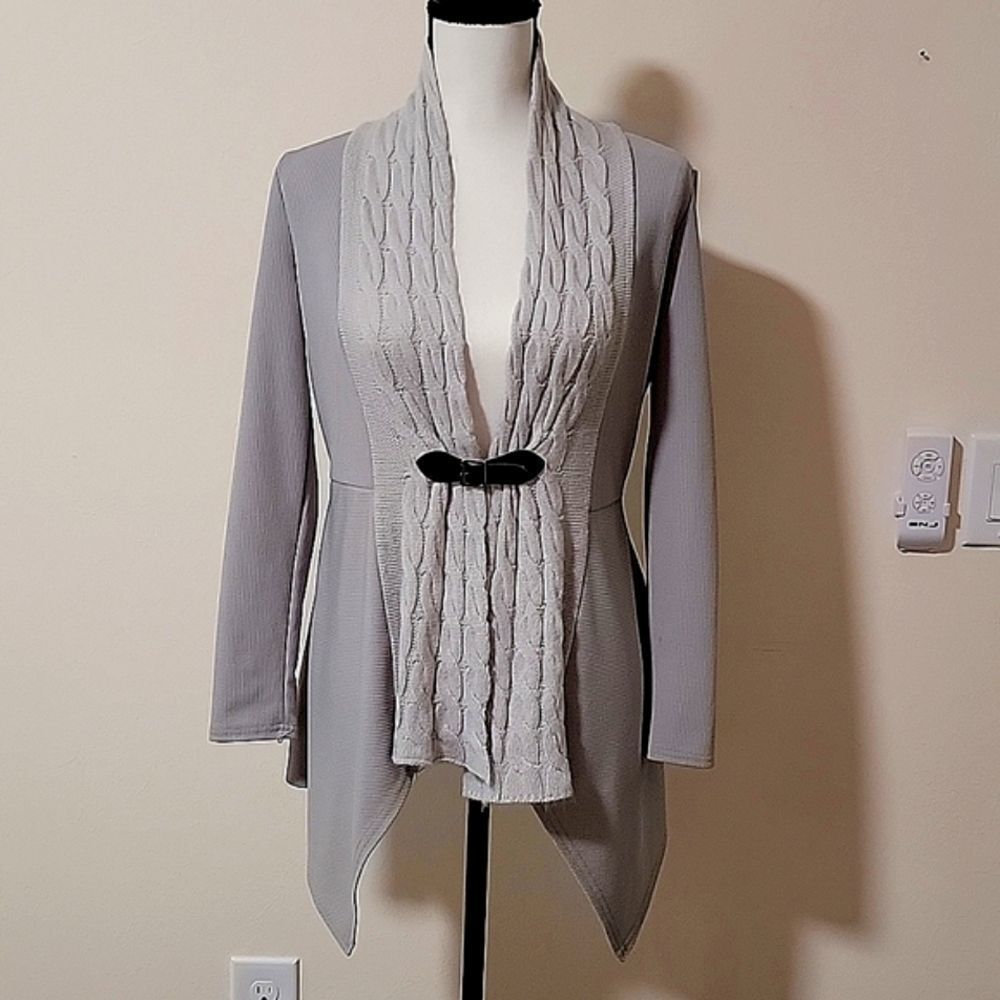 DressFo Vintage Grey Sweater jacket Size M
